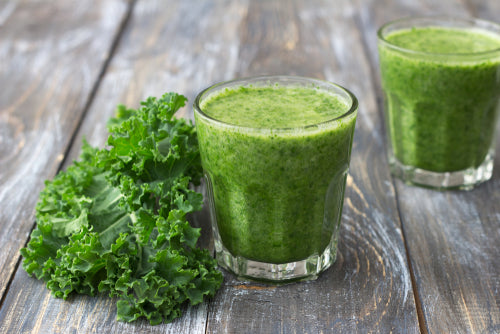 Einfacher Grünkohl-Erdbeer Smoothie – Sylvia Joerg