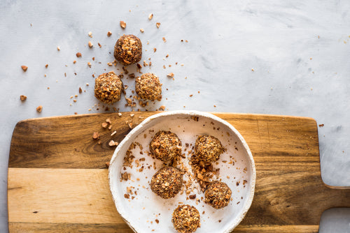 Energy-Balls mit Apfel